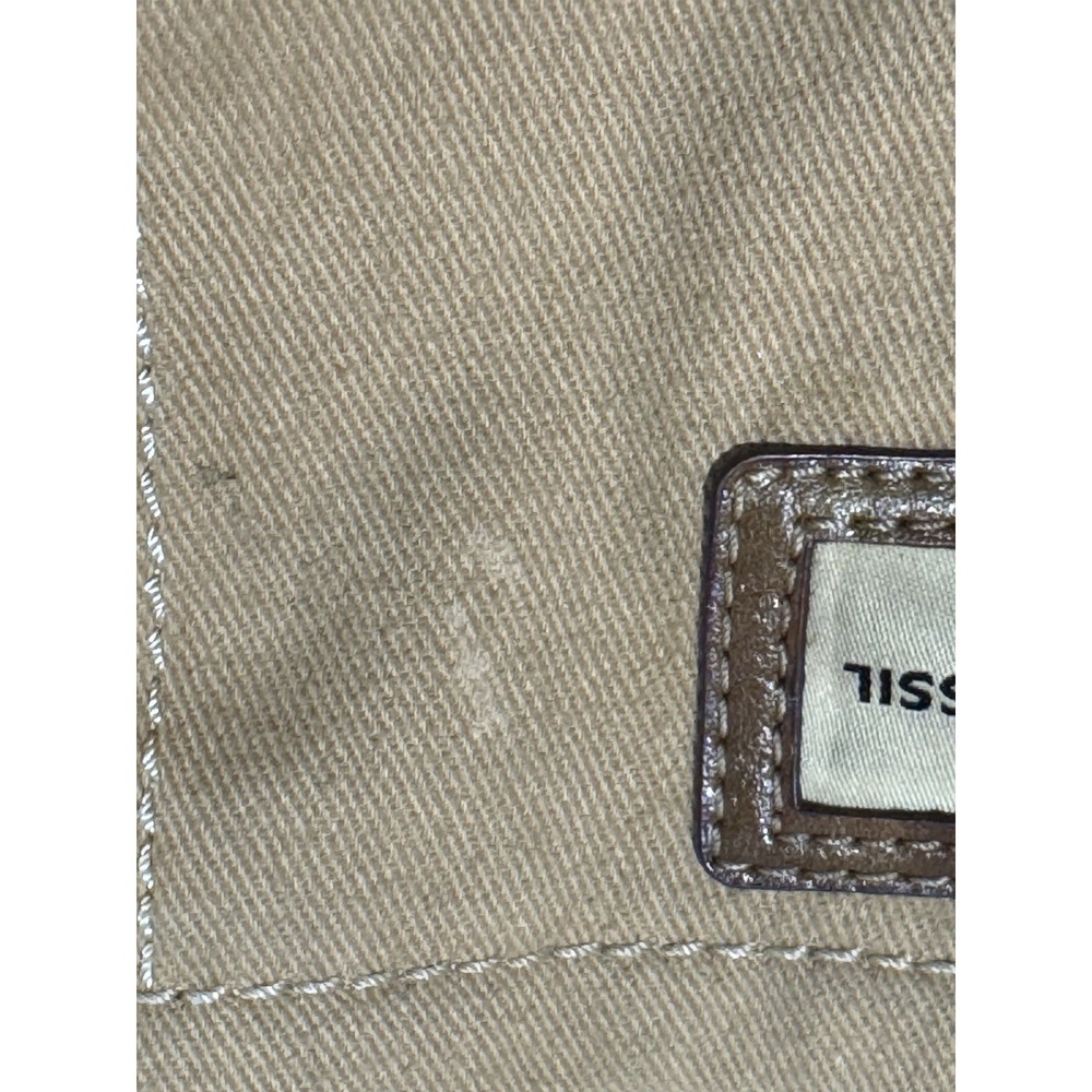 Fossil pocketbook,‎ brown, denim material - Picture 4 of 16